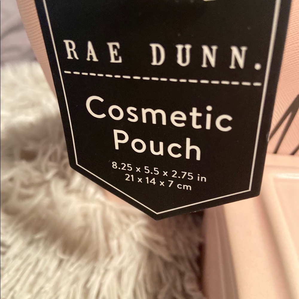 Pink Rae Dunn Jewelry Box๐& cosmetics ๐Bag - Picture 4 of 5